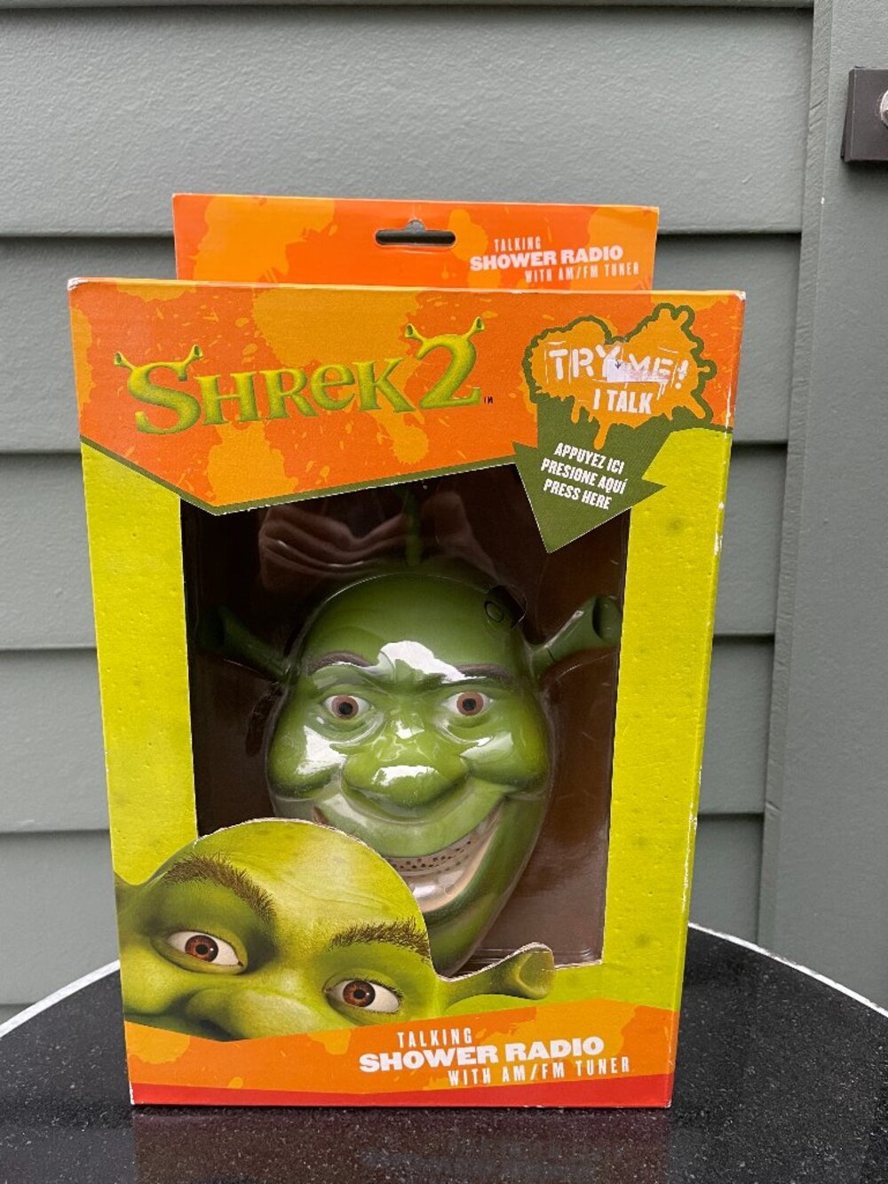 Shrek 2 Talking Shower Radio AM FM Tuner DreamWorks 2004 NEW Sealed
